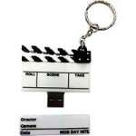 32GB USB 2.0 Clapperboard Memory Stick Keyring 32GB USB 2.0 Clapperboard Memory Stick Keyring